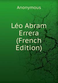 Leo Abram Errera (French Edition)