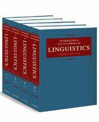 International Encyclopedia of Linguistics (количество томов: 4)