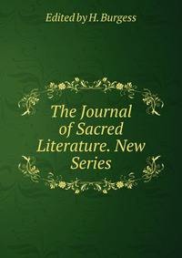 The Journal of Sacred Literature. New Series