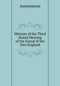 Minutes of the Third Stated Meeting of the Synod of the New England