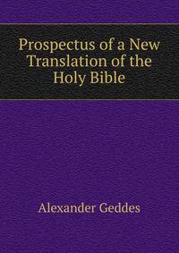 Prospectus of a New Translation of the Holy Bible