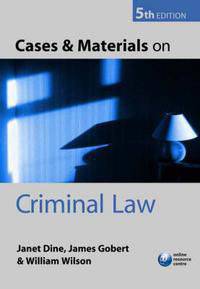 Cases and Materials on Criminal Law
