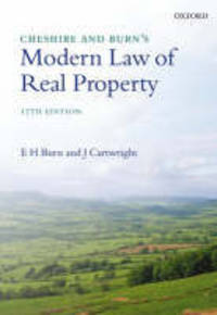 Cheshire and Burn's Modern Law of Real Property