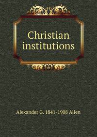 Christian institutions