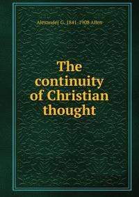 The continuity of Christian thought