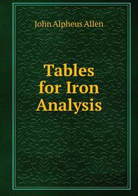 Tables for Iron Analysis