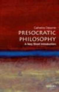 VSI PHILOSOPHY PRESOCRATIC PHILOS.(103)