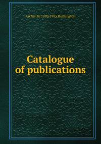 Catalogue of publications