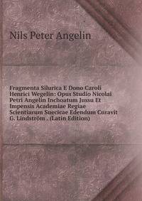 Fragmenta Silurica E Dono Caroli Henrici Wegelin: Opus Studio Nicolai Petri Angelin Inchoatum Jussu Et Impensis Academiae Regiae Scientiarum Suecicae Edendum Curavit G. Lindstrom . (Latin Edition)