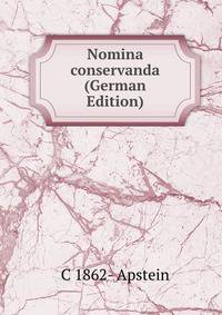 Nomina conservanda (German Edition)