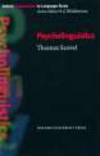 Oxford Intonation Ductions To Language Study Psycholinguistics