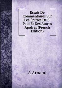 Essais De Commentaires Sur Les Epitres De S. Paul Et Des Autres Apotres (French Edition)