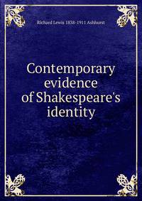 Contemporary evidence of Shakespeare's identity