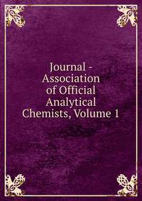 Journal - Association of Official Analytical Chemists, Volume 1