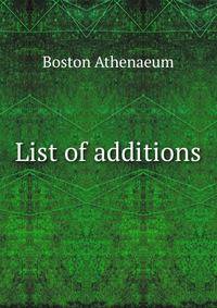 List of additions