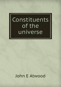 Constituents of the universe