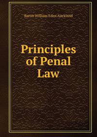 Principles of Penal Law
