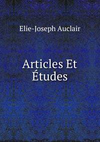 Articles Et Etudes