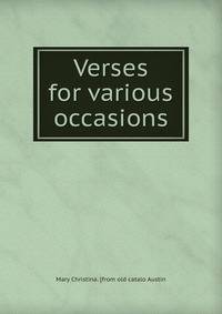 Verses for various occasions