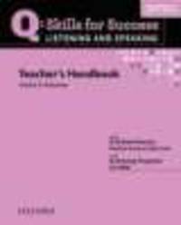 Q Skills for Success Intro Listening & Speaking Teachers Book