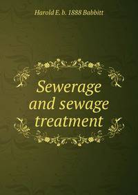 Sewerage and sewage treatment