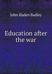 Education after the war