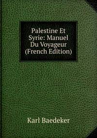Palestine Et Syrie: Manuel Du Voyageur (French Edition)