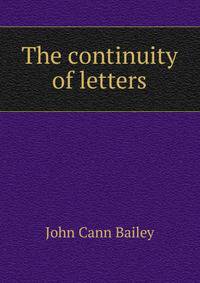 The continuity of letters