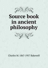Source book in ancient philosophy