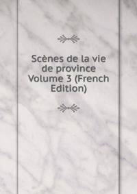 Scenes de la vie de province Volume 3 (French Edition)