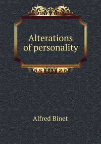 Alterations of personality
