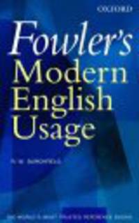Fowler's Modern English Usage