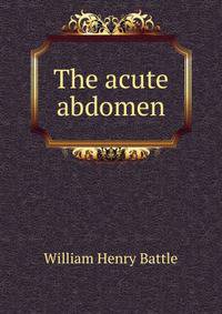 The acute abdomen