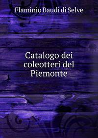 Catalogo dei coleotteri del Piemonte