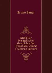 Kritik Der Evangelischen Geschichte Der Synoptiker, Volume 3 (German Edition)