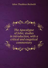 The Apocalypse of John; studies in introduction, with a critical and exegetical commentary