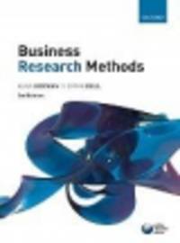BUSINESS RESEARCH METHODS 3E PB *