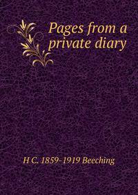 Pages from a private diary