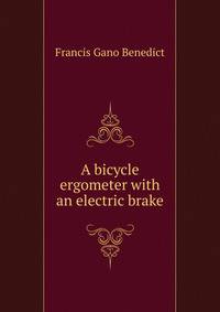 A bicycle ergometer with an electric brake