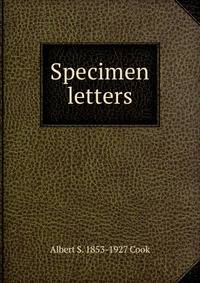 Specimen letters