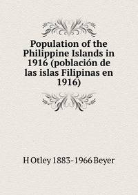Population of the Philippine Islands in 1916 (poblacion de las islas Filipinas en 1916)