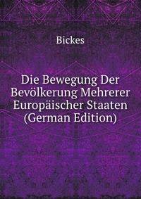 Die Bewegung Der Bevolkerung Mehrerer Europaischer Staaten (German Edition)