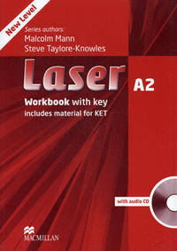 Laser A2. Workbook with key includes material for KET with audio CD