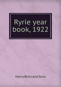 Ryrie year book, 1922