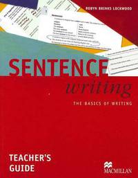 Sentence Writing Teacher''s Book