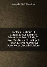 Tableau Politique Et Statistique De L'empire Britannique Dans L'inde, Tr. Avec Des Notes Et Un Suppl. Historique Par M. Petit De Baroncourt (French Edition)
