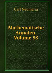 Mathematische Annalen, Volume 58