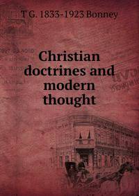 Christian doctrines and modern thought