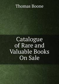 Catalogue of Rare and Valuable Books On Sale