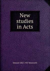New studies in Acts